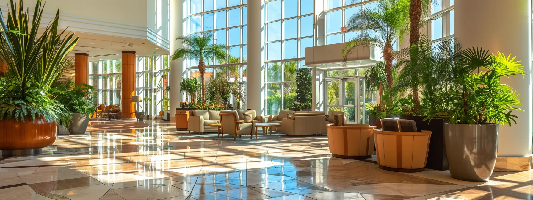 a luxurious orlando interior showcases elegant furnishings, a light color palette, and sleek energy-efficient designs that harmoniously adapt to the region's humid climate, emphasizing spaciousness and stylish resilience.
