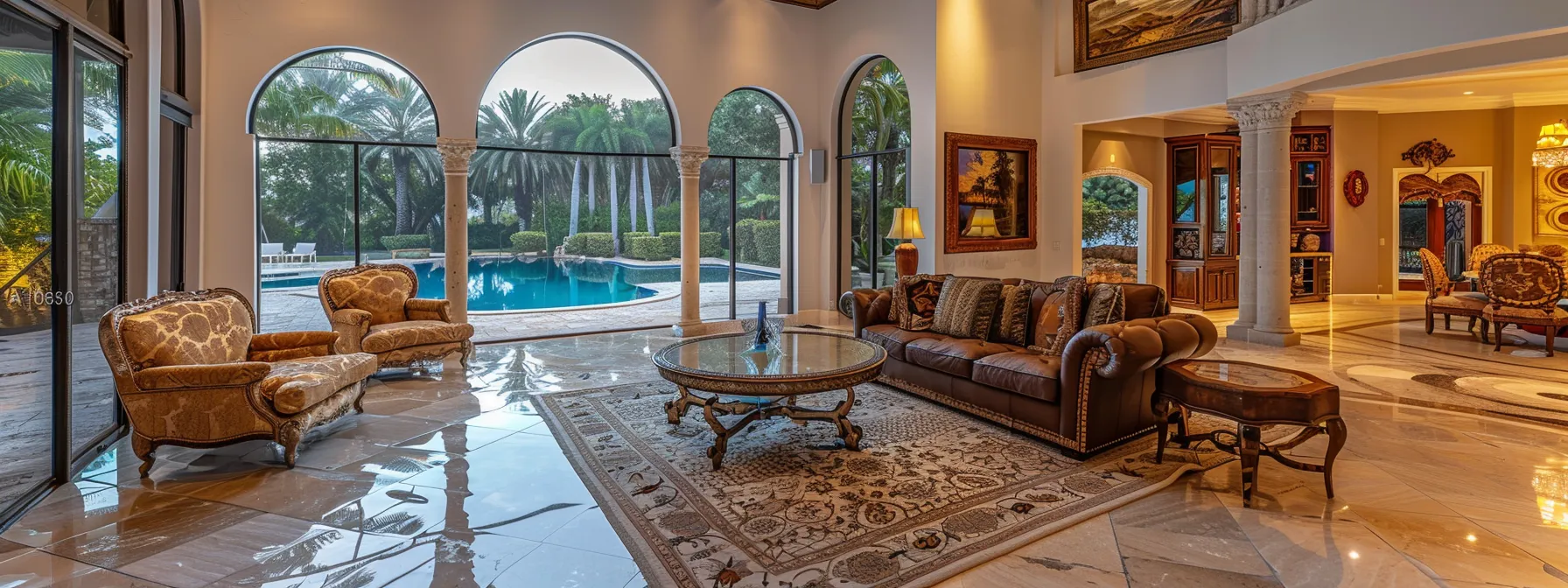a sophisticated, elegantly styled luxury living room, adorned with timeless decor and designer furnishings, showcases the perfect blend of aesthetic beauty and property value enhancement, illuminated by soft, ambient lighting that highlights the architectural features.